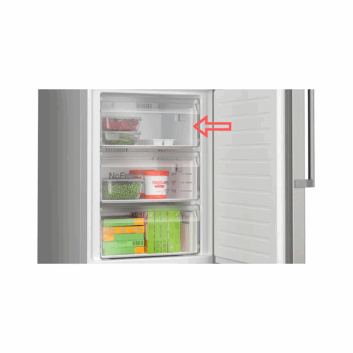 Frente embellecedor cajón congelador frigorífico Bosch